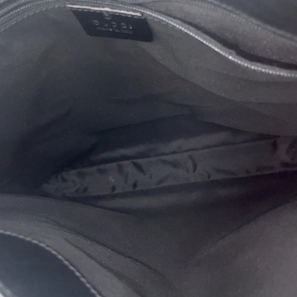 Gucci shoulder bag Tan and Black Monogram Tote - Picture 9 of 15
